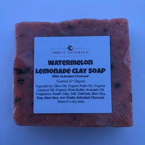 Watermelon Lemonade Clay Soap